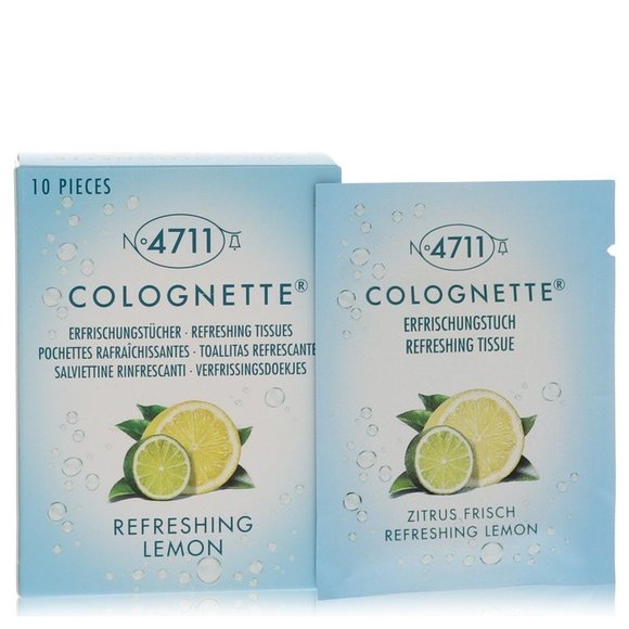 4711 Colognette Refreshing Lemon by 4711 Box Of 10 Refreshing Tissues -- - Picture 1 of 1